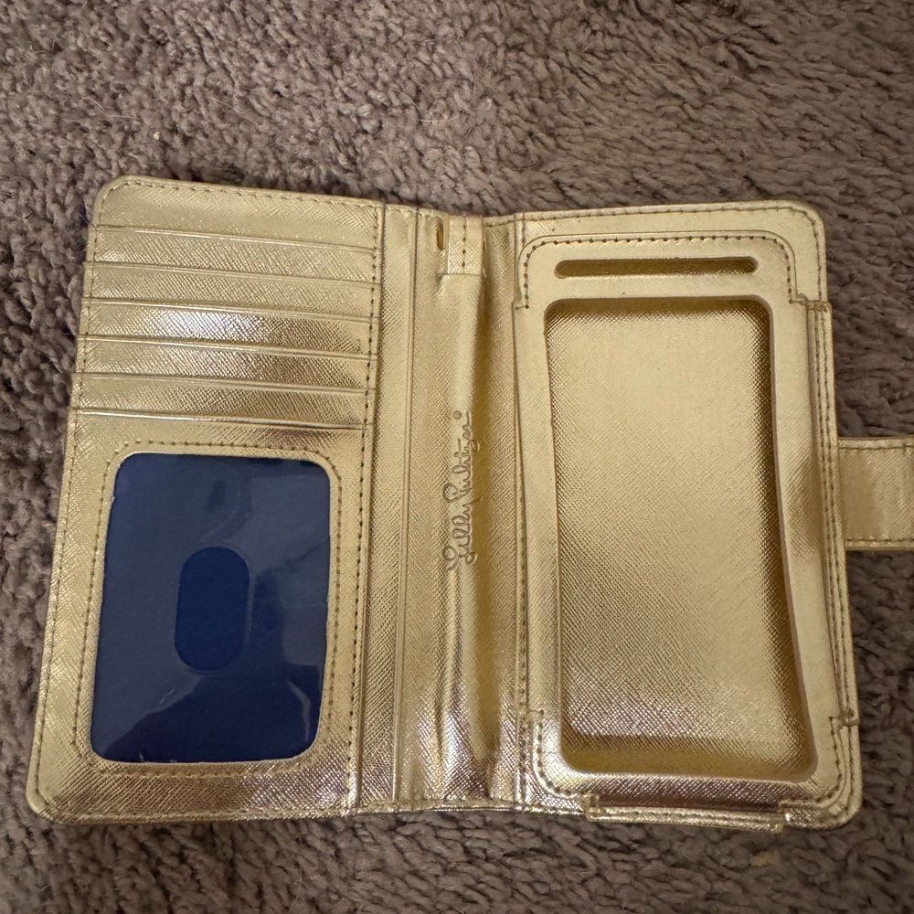 Lilly Pulitzer Seashell Pattern Phone Wristlet Wa… - image 3